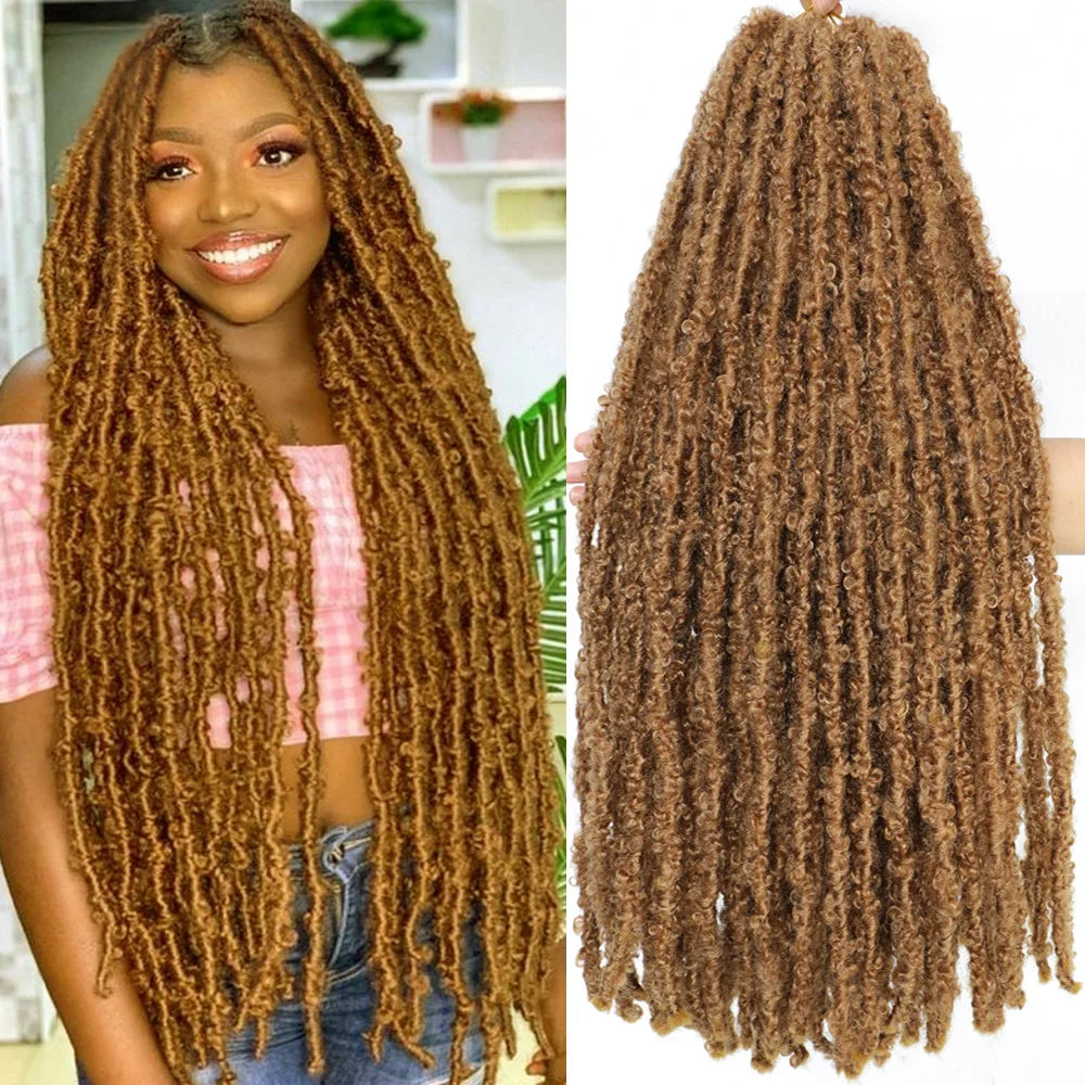 Butterfly Locs Synthetic Crochet Hair - Various Colors Available