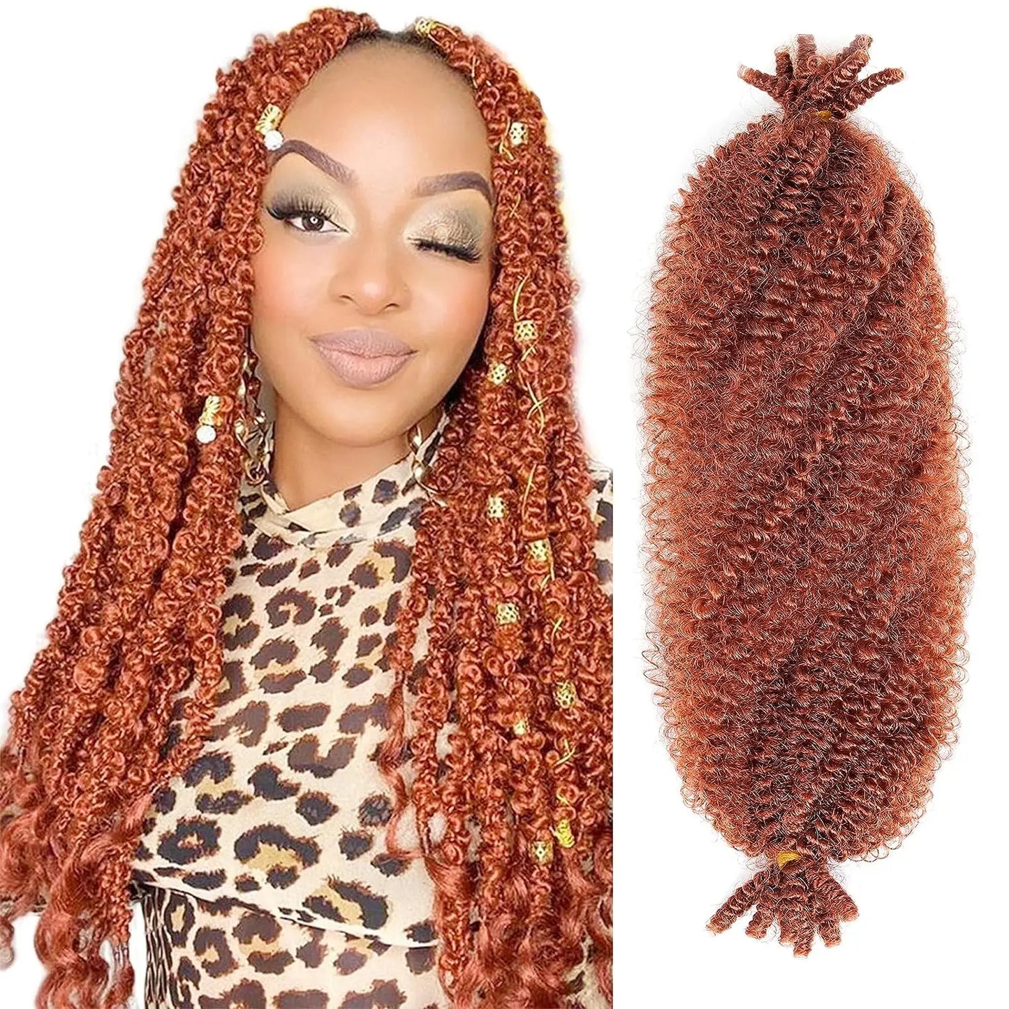 Afro Kinky Marley Twist Braiding /Crochet Synthetic Hair - Various Colors Available