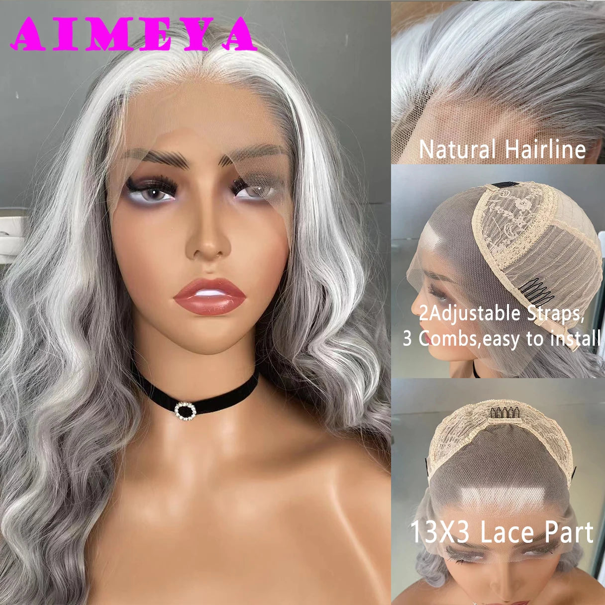 Water Wave Short Synthetic Lace Front Wigs - Various Colors Available