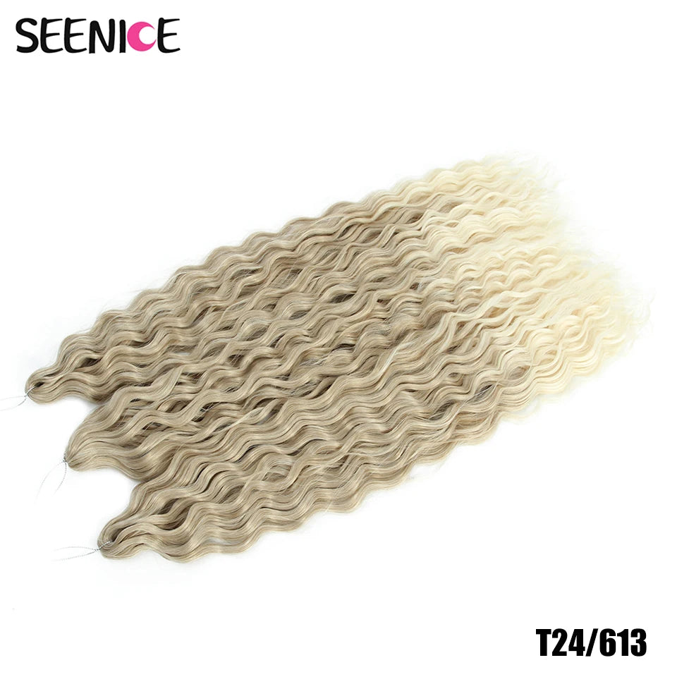 Synthetic Water Wave Twist Crochet Hair - Various Colors Available