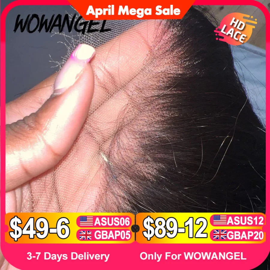HD Lace Pre Plucked Frontal Human Hair Straight Virgin Hair