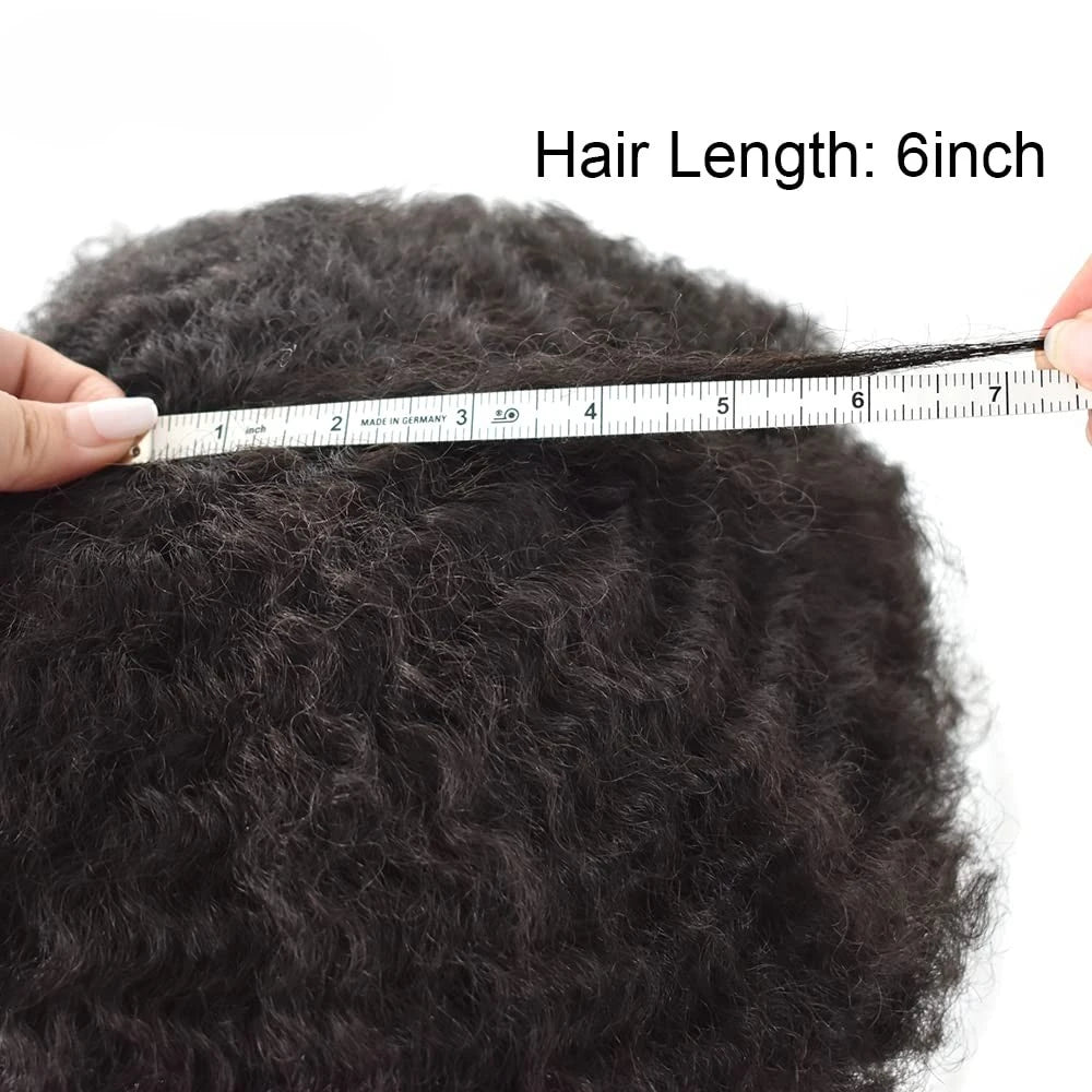 Kuin Kinky Curly - Injection PU Prosthesis Hair System - Various Options Available