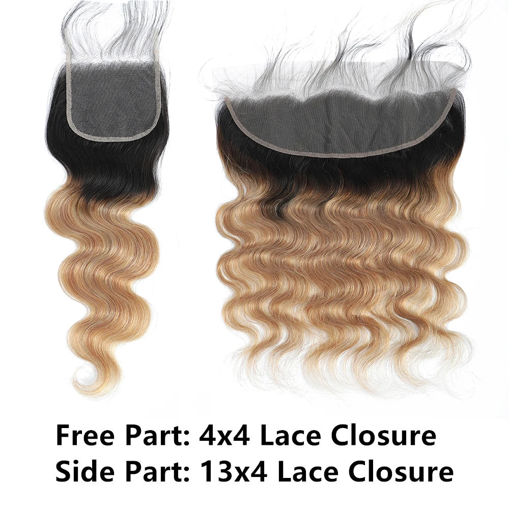 Remy Brazilian Body Wave Human Hair Lace Frontal With Baby Hair - Various Options Available