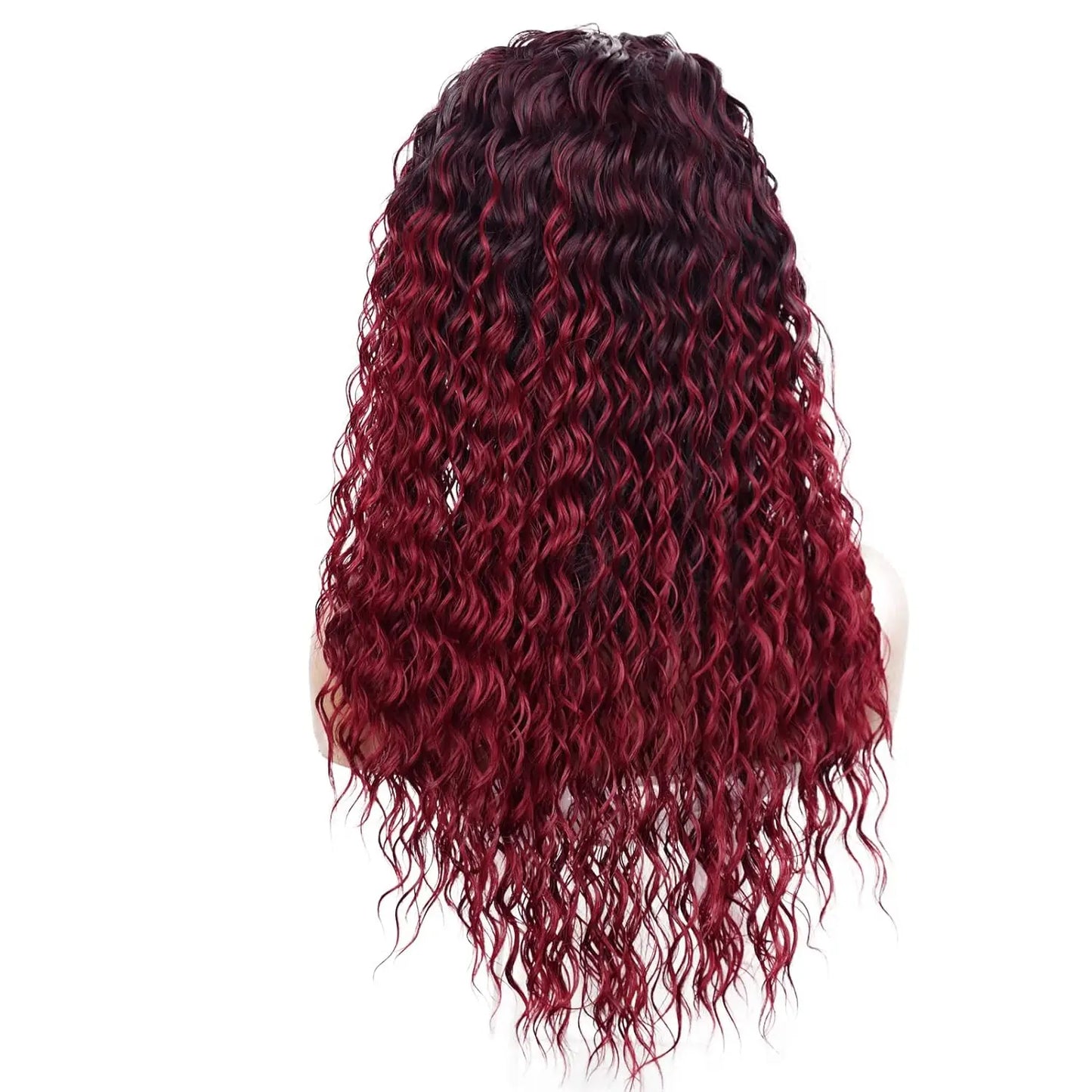G&T Synthetic Headband Wet and Wavy Curly Wigs