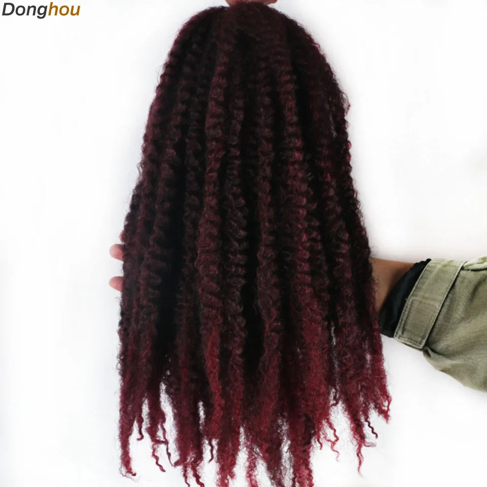 18 Inch Synthetic Marley Braiding Hair - Various Colors Available