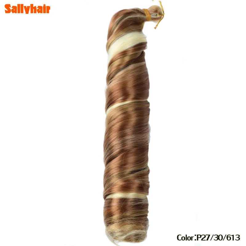 Synthetic French Spiral Curly Pre-Stretched Braiding Hair