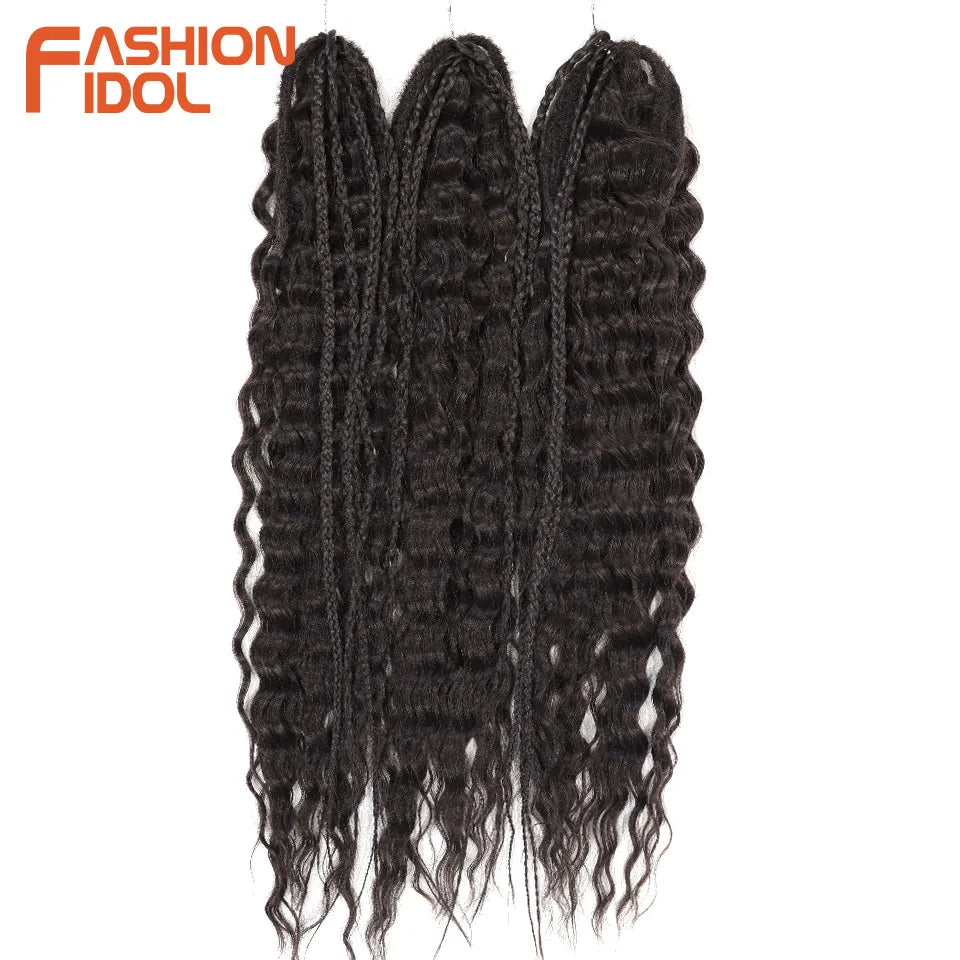 Water Wave Synthetic Crochet Hair 24 Inch - Various Colors Available