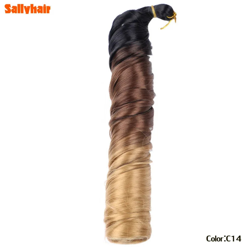 Synthetic French Spiral Curly Pre-Stretched Braiding Hair