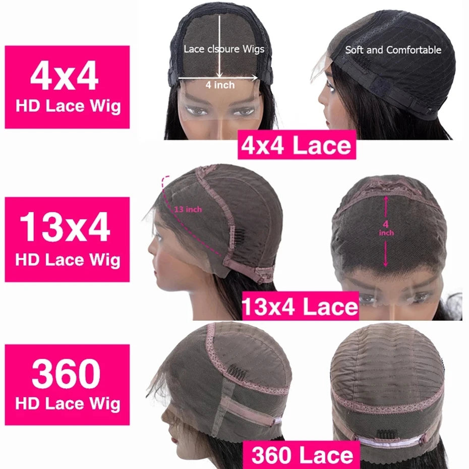 Brazilian Remy Straight - Glueless Human Hair Ready to Wear Wig
