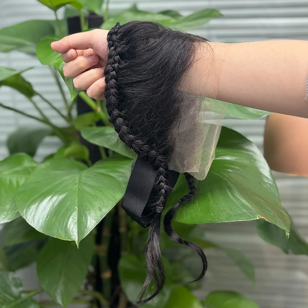 V Beauty New Brazilian Remy 13X4 Transparent Lace Frontal Only