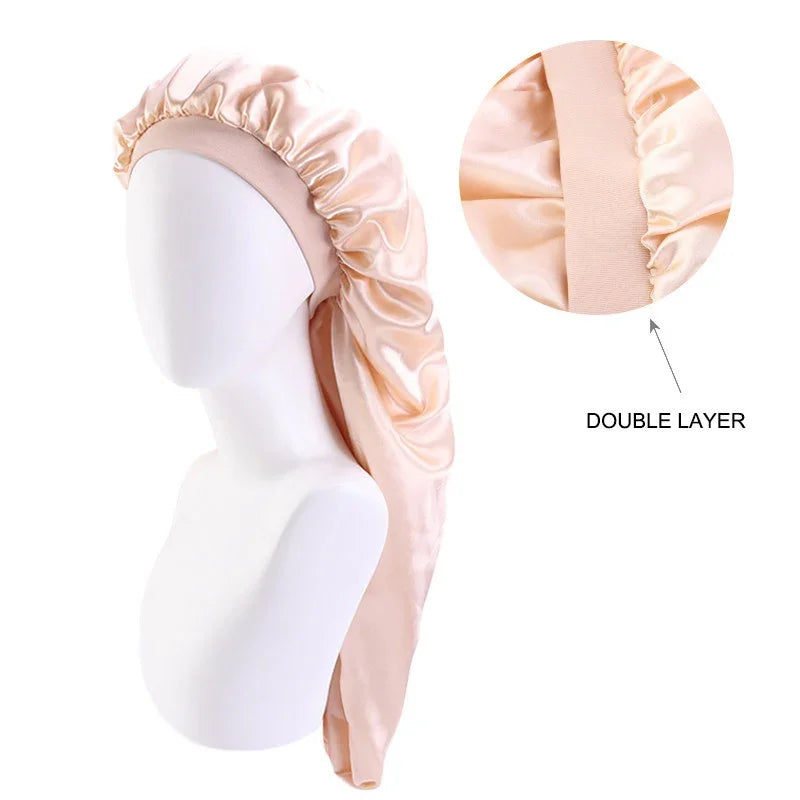 Unisex Elastic Bonnet  for Long Hair