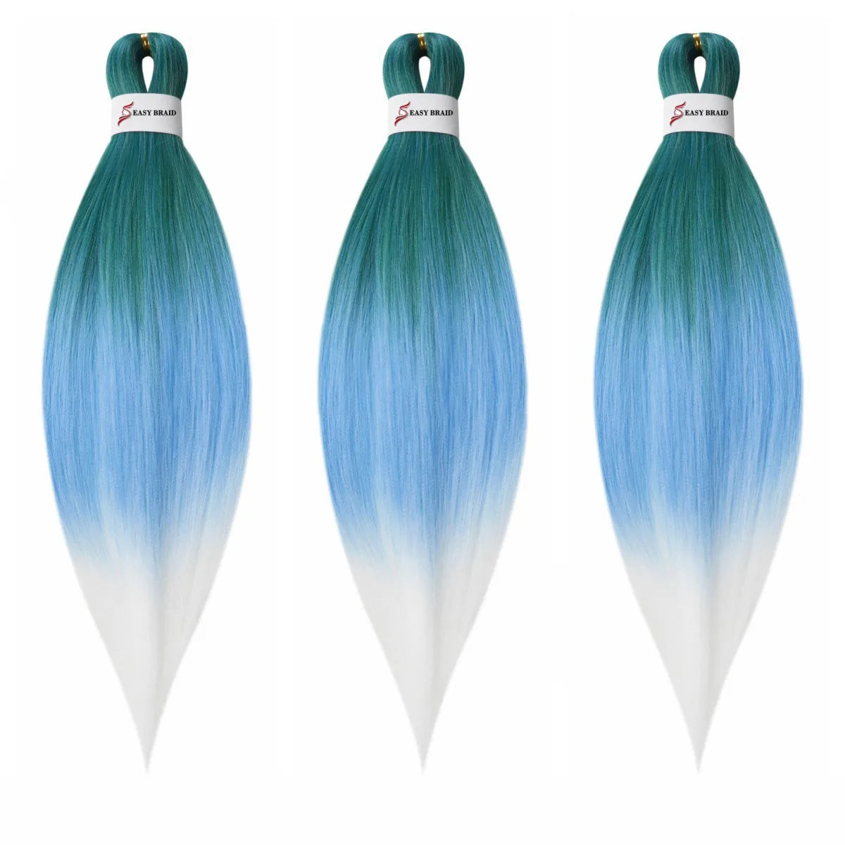 Pre Stretched Synthetic Braiding Hair - Ombre Colors Available