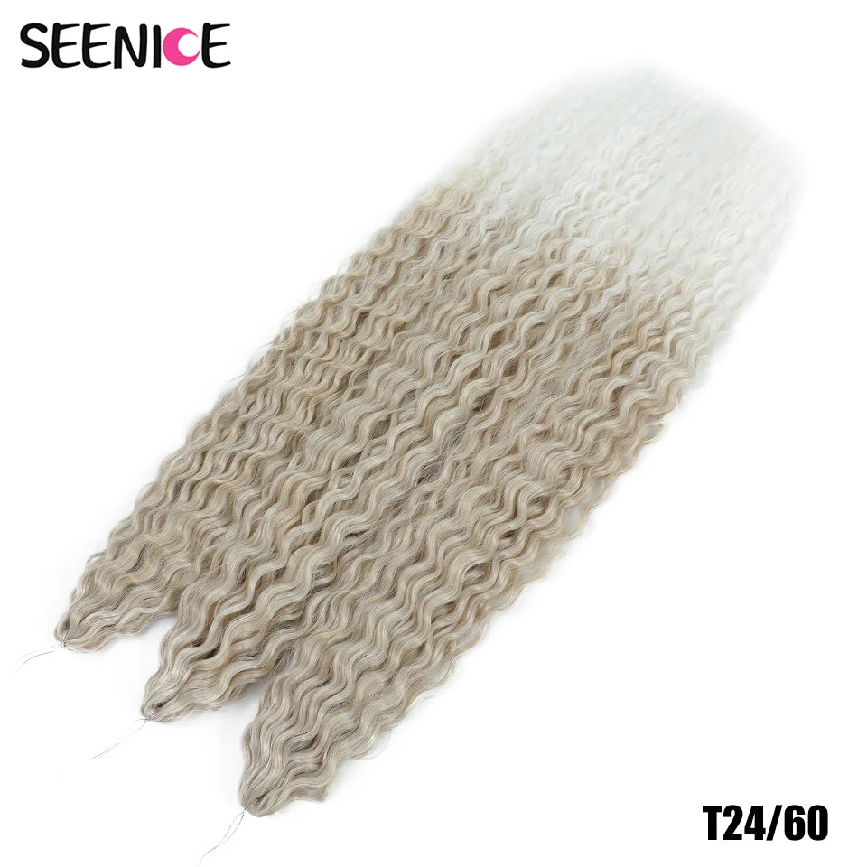 Synthetic Water Wave Twist Crochet Hair - Various Colors Available