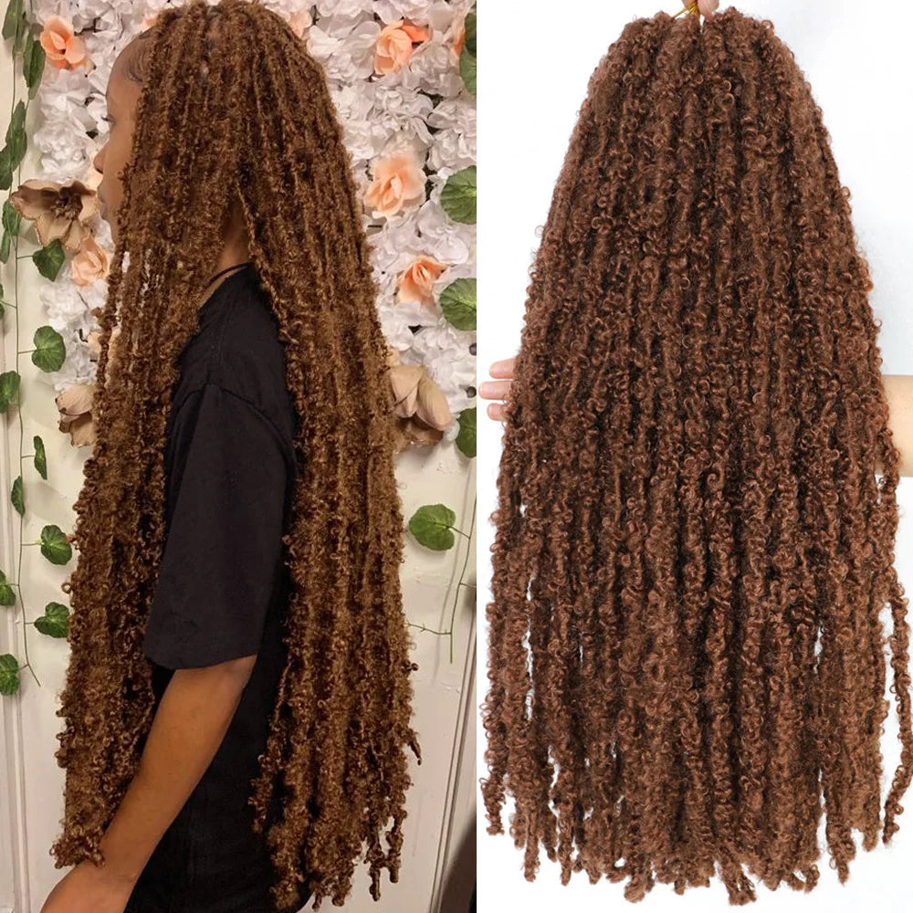 Butterfly Locs Synthetic Crochet Hair - Various Colors Available