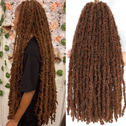 Butterfly Locs Synthetic Crochet Hair - Various Colors Available