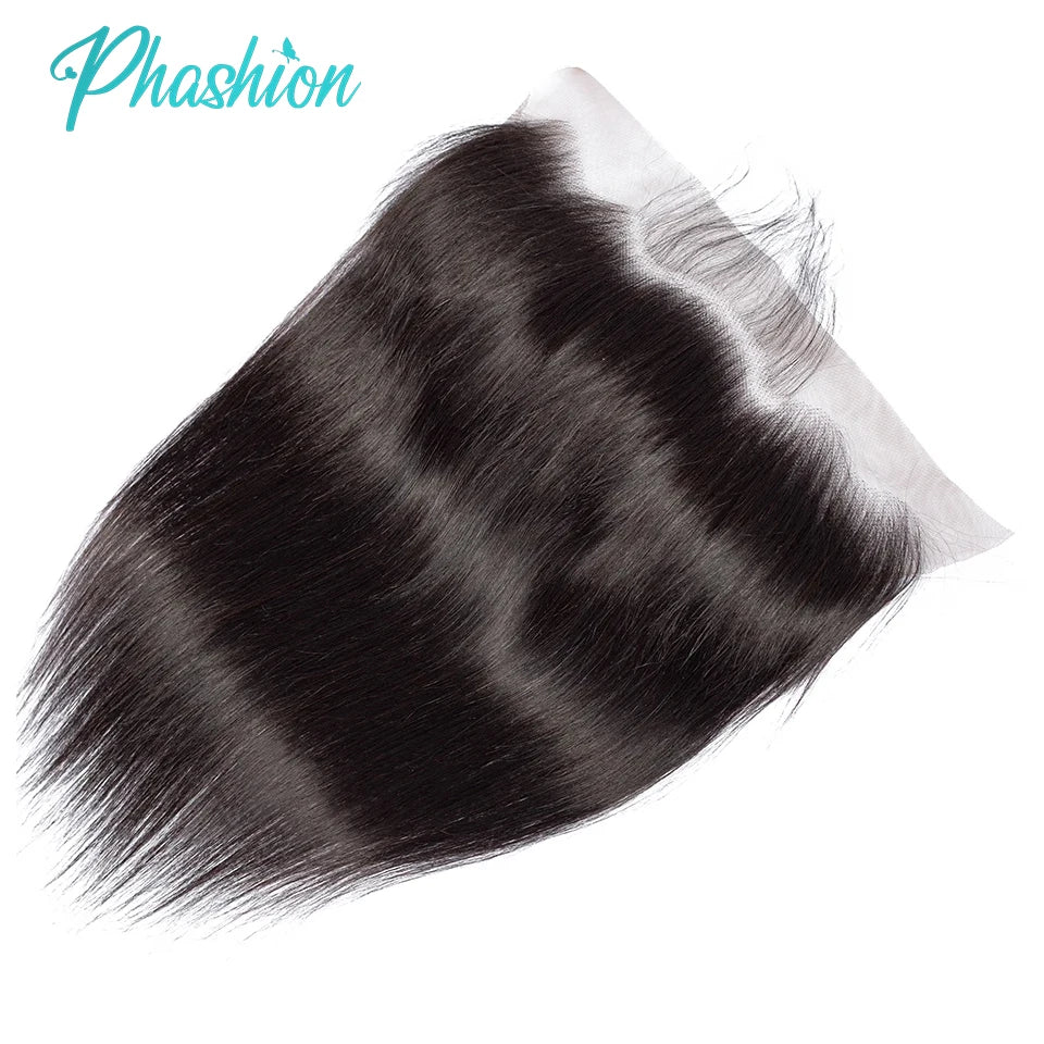 Pre Plucked Swiss HD Transparent 100% Human Hair Frontal or Closures With Body Wave or Straight Options