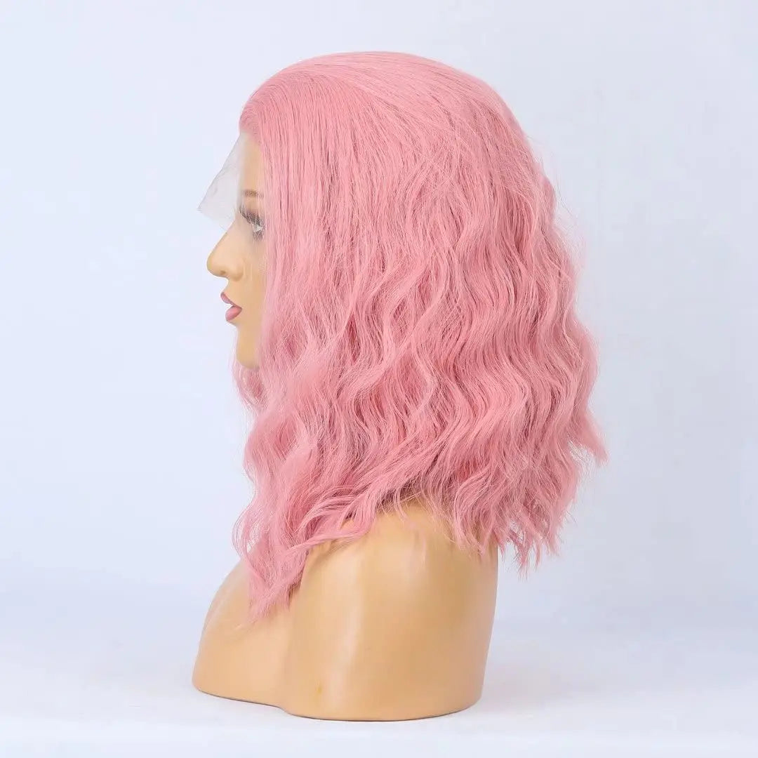 Body Wave Short Bob Lace Front Synthetic Wigs - Various Colors Available