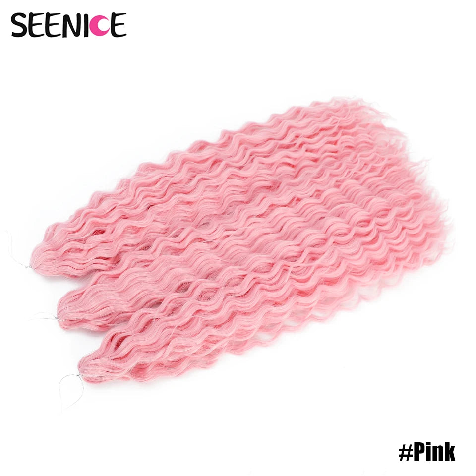 Synthetic Water Wave Twist Crochet Hair - Various Colors Available