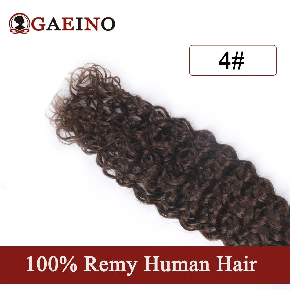 Water Wave Human Hair - Tape in Extensions, Various Colors Available