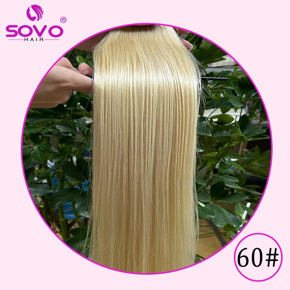 3 Pieces Bone Straight Human Hair Clip Ins