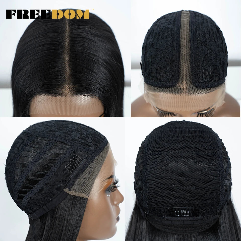 Straight Synthetic Lace Front Wigs - Various Colors Available