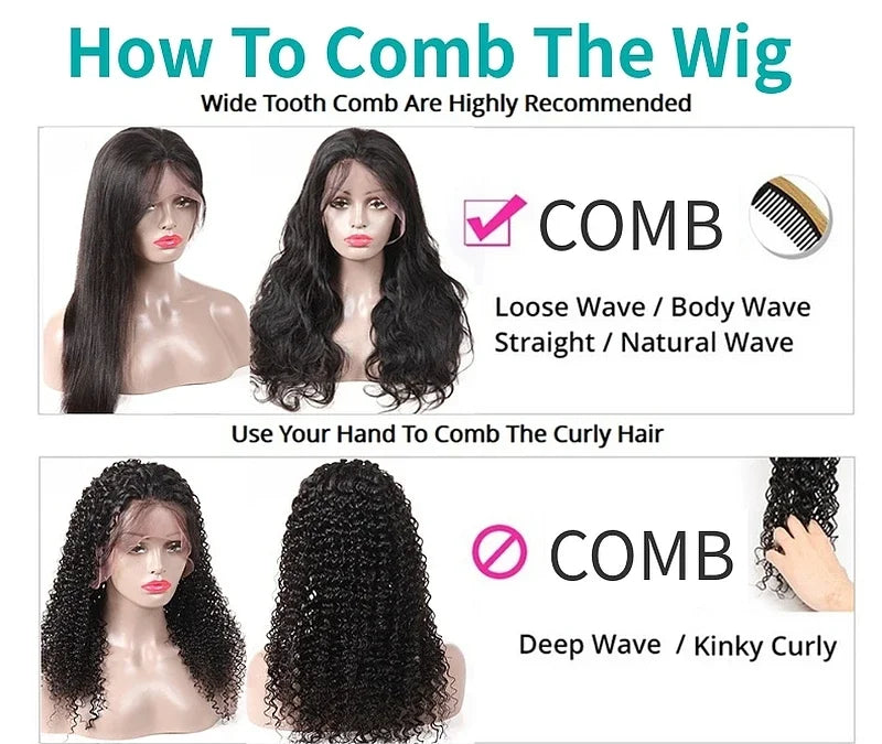 Synthetic Long Straight Lace Front Wigs - Various Colors Available