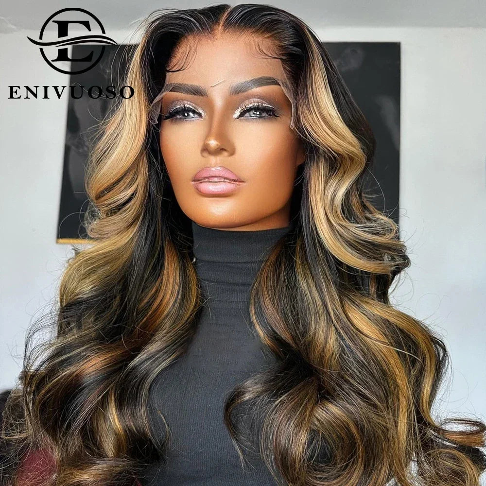 Body Wave Synthetic Pre-plucked Baby Hair Lace Front Wigs - Various Colors Available