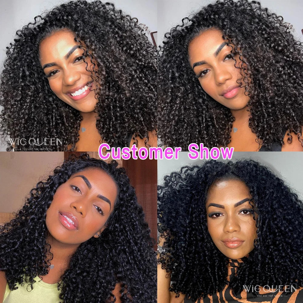 Deep Curly Brazilian Unprocessed Human Hair Weave Bundles
