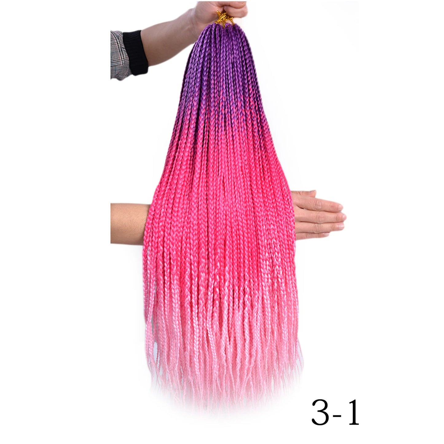 Synthetic Long Pre-Looped Box Braids Crochet Hair