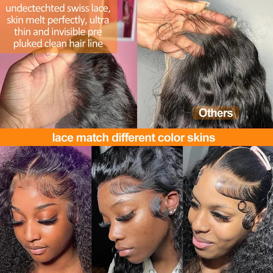 Deep Wave - Glueless HD Lace Frontal Human Hair Wig