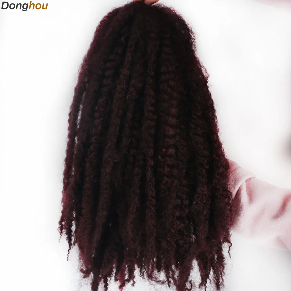 18 Inch Synthetic Marley Braiding Hair - Various Colors Available