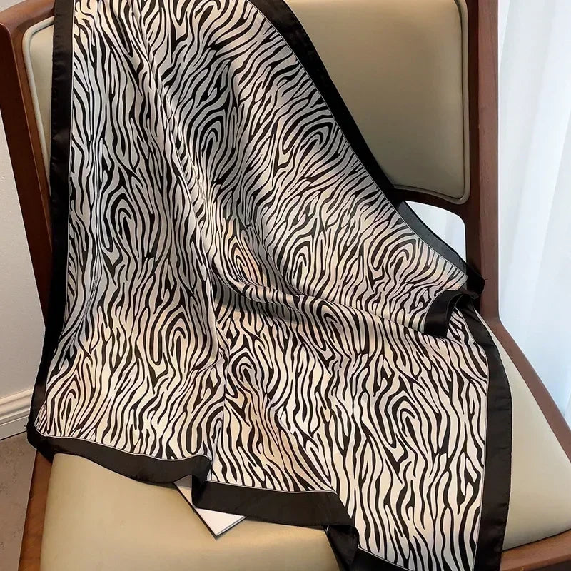 100%Polyester Scarf 70cm Printed Square Scarf