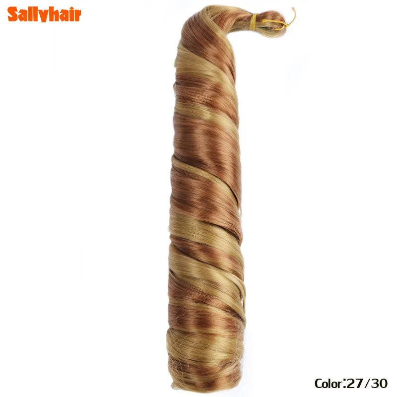 Synthetic French Spiral Curly Pre-Stretched Braiding Hair
