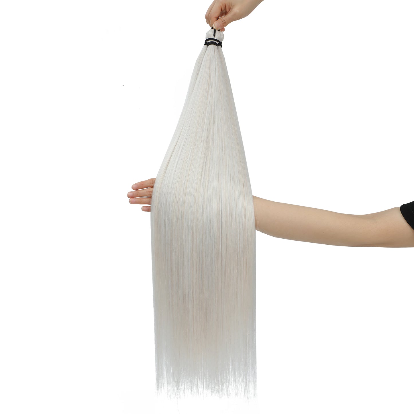 Straight Bundles Synthetic Crochet Hair Synthetic