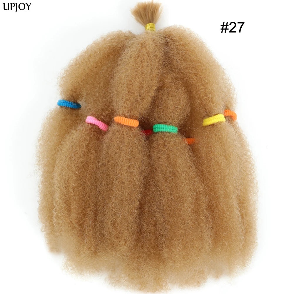 Afro Kinky Curly Marley Synthetic 12inch Hair - Various Colors Available