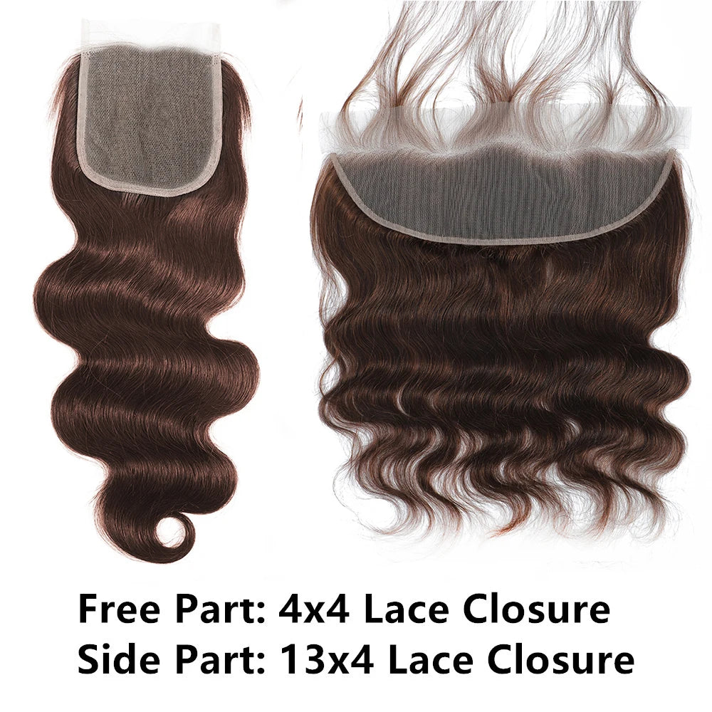 Remy Brazilian Body Wave Human Hair Lace Frontal With Baby Hair - Various Options Available