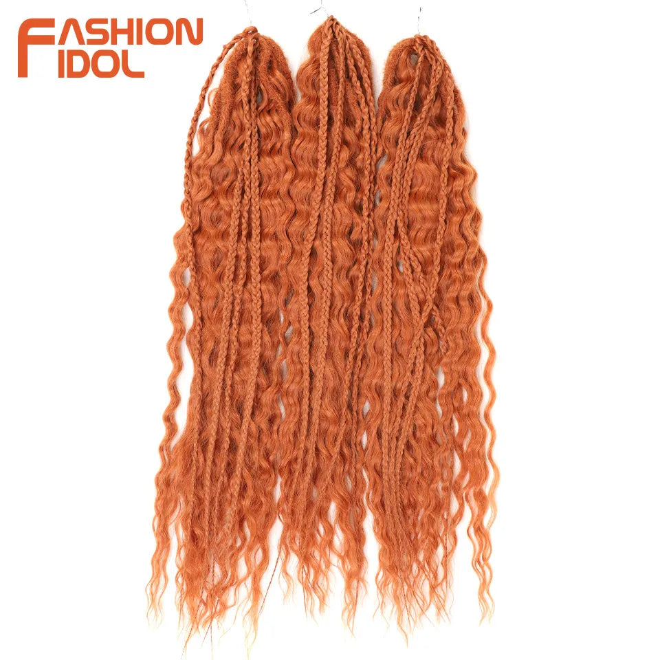 Water Wave Synthetic Crochet Hair - Various Colors Available