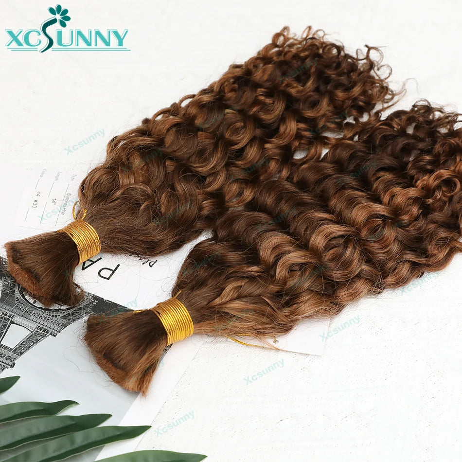 Water Wave Braiding Human Hair - Various Colors Available