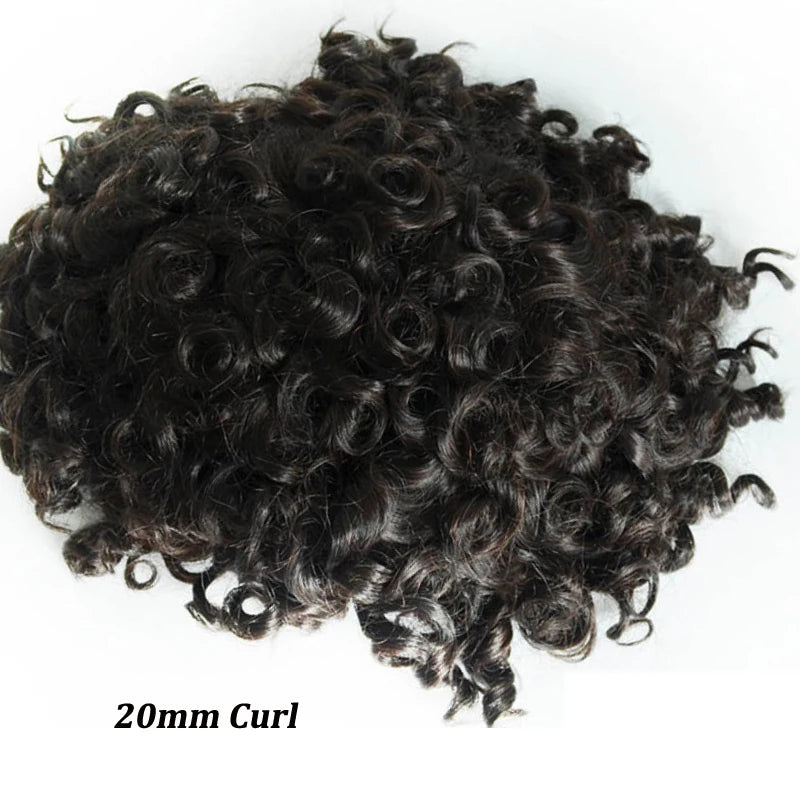 Hair Replacement System (Toupee) Human Hair Fine Mono NPU - Hair Pattern Variations Available
