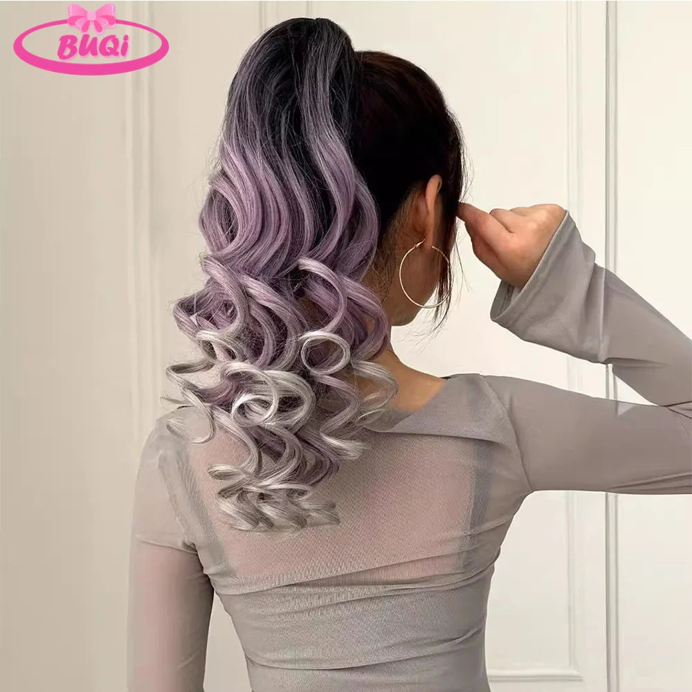 Body Wave Claw Clip On Synthetic Ponytails - Various Options Available