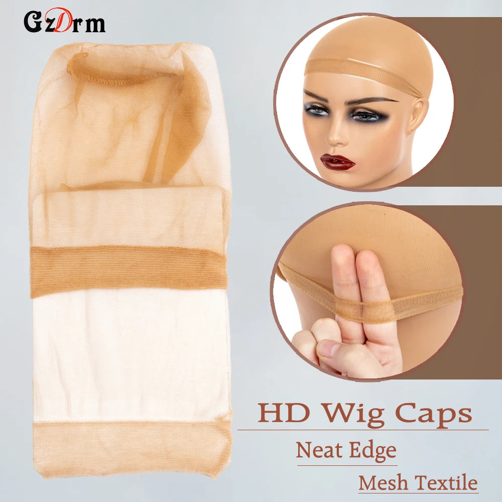 High Quality Transparent HD Lace Front Wig Caps - Nylon Stretch