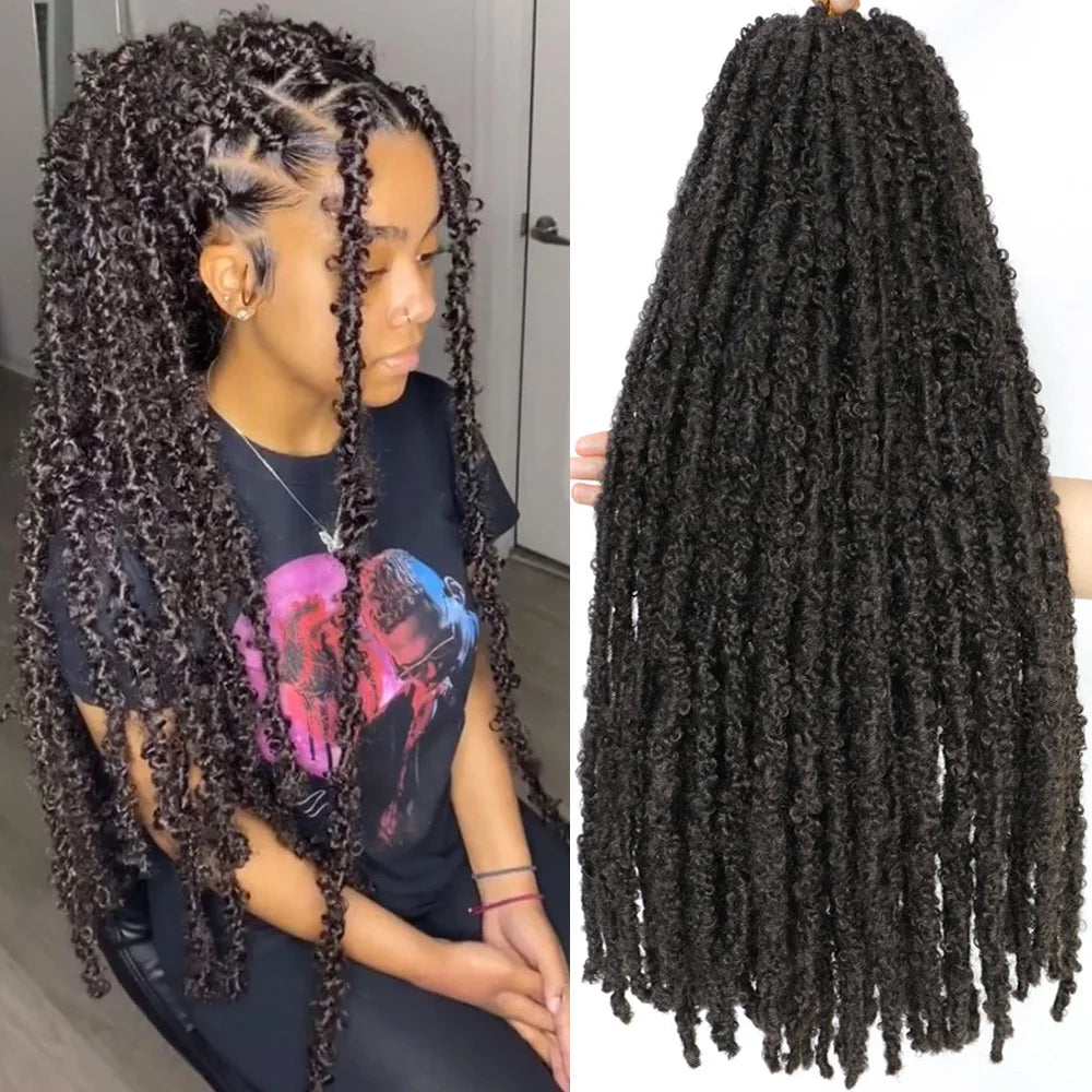 Butterfly Locs Synthetic Crochet Hair - Various Colors Available