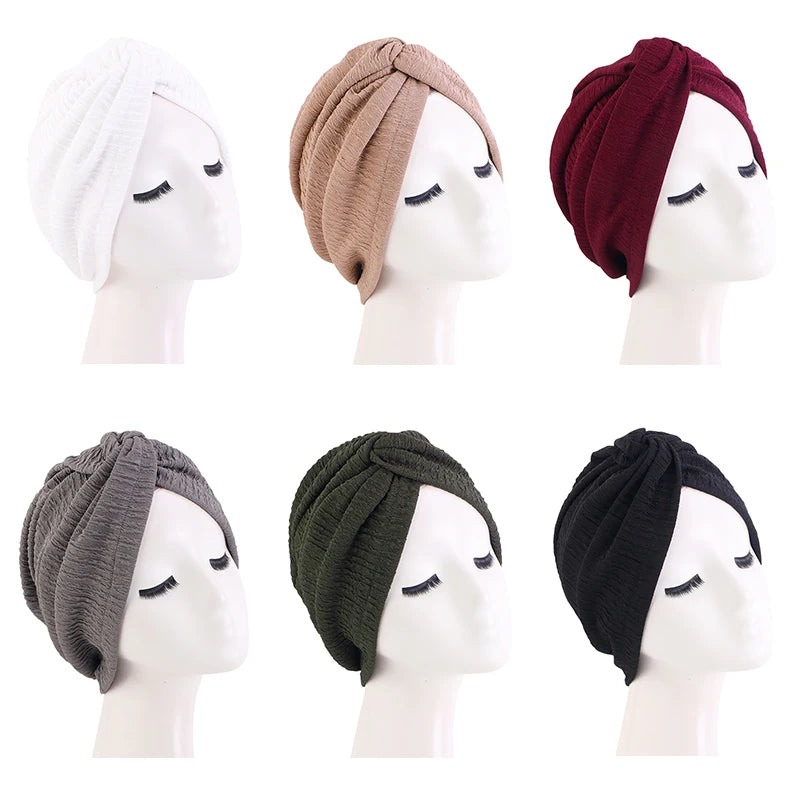 New Women's Turban Elatstic Wrap