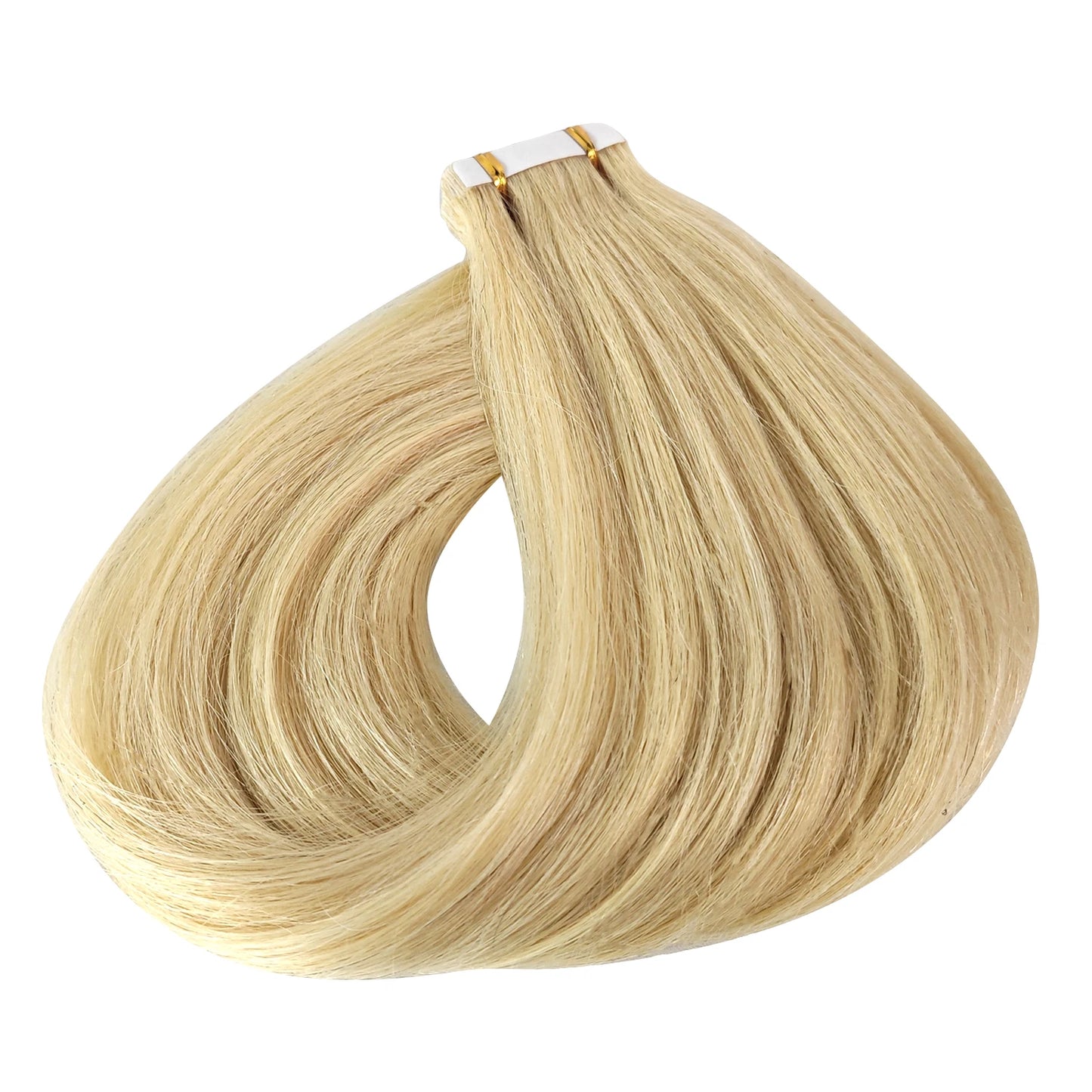 Straight Skin Weft Adhesive Invisible 100% Real Human Hair Tape-Ins