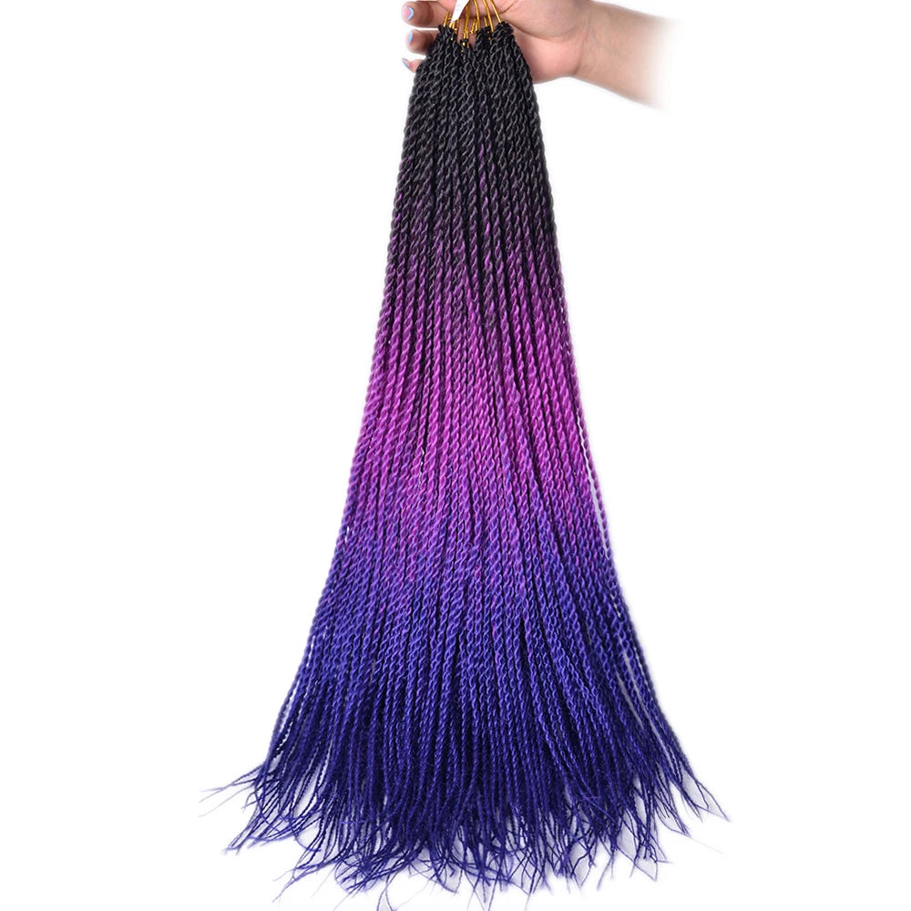 Synthetic Long Pre-Looped Box Braids Crochet Hair
