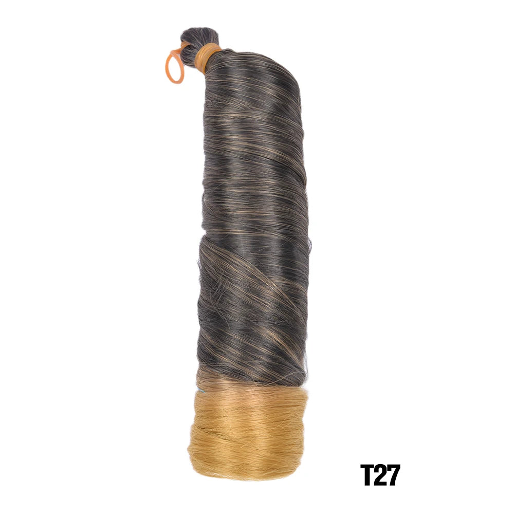 Loose French Spiral Curl Synthetic Pre-Stretched Braiding Hair