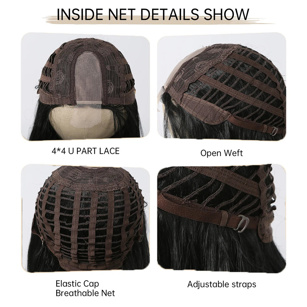 Long Straight Lace Front Synthetic Wig - Various Colors Available