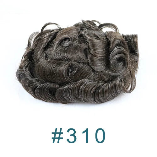 Thin 0.03mm Skin Natural Hairline 100% Human Hair Replacement System (Toupee) - Various Colors Available