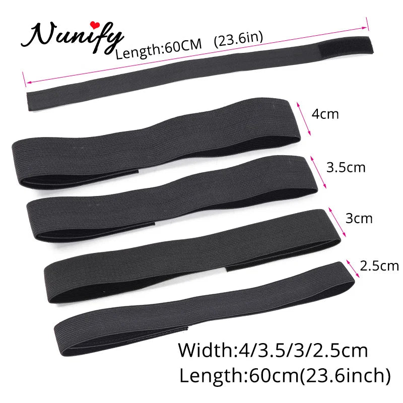 3PC Elastic Melting Lace Headband With Edge Brush/Comb