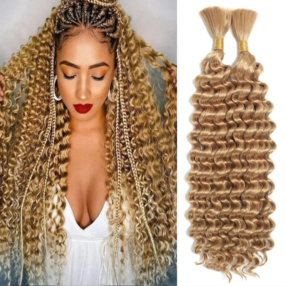 Synthetic Deep Wave Boho Braiding Hair - Various Colors Available